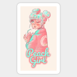 Peach Girl Sticker